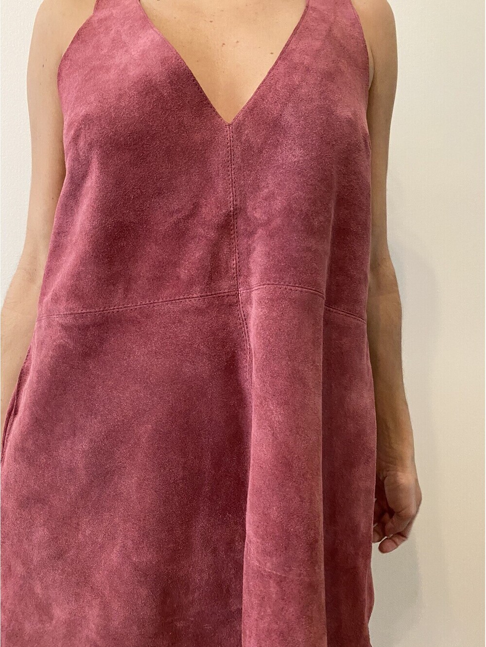 Free People Suede Mini Dress XS